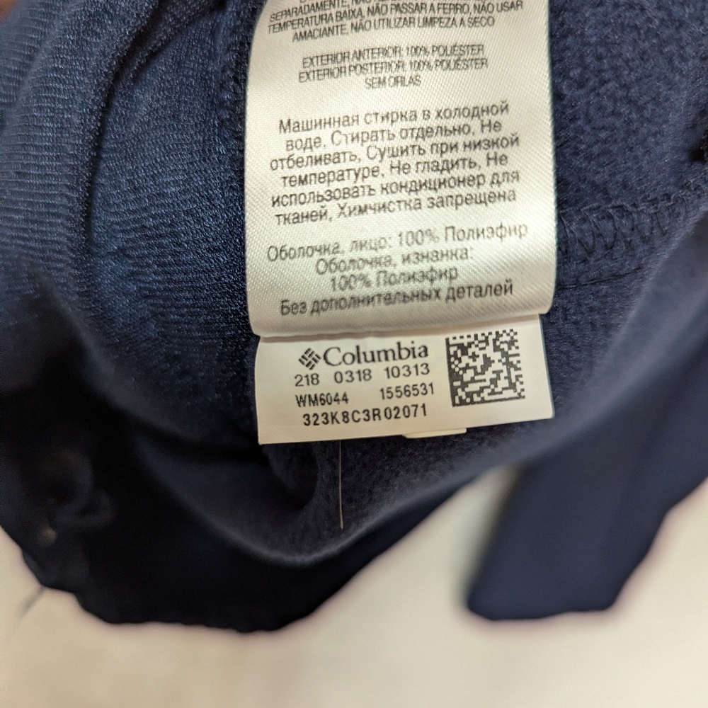 Columbia Navy Blue Jacket M - Picture 9 of 10